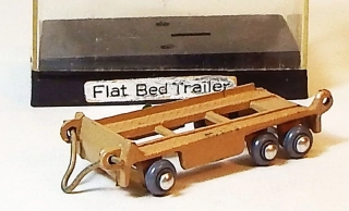 Flat Bed Trailer, poškozený, bazar
