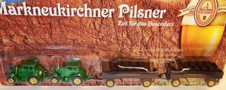 1:87 Markneukirchner Pilsner, dva traktory s vlekem - Grell
