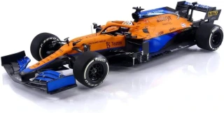 1:18 McLaren F1 Team MCL35M-Daniel Ricciardo-Winner Italian GP 2021, bazar - Minichamps