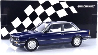 1:18 BMW 323I (E30) -1982-Blue - Minichamps