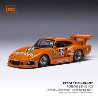1:43 Porsche 935 K3 #52 B.Wollek Kremer Racing Jägermeister DRM Eifelrennen Nürburgring 1981 - ixo