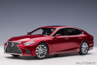 1:18 Lexus LS 500h (Morello Red Metallic) - AutoArt
