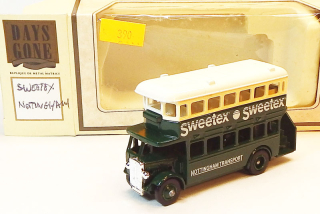 1932 AEC Regent Double Deck Bus, bazar - Lledo