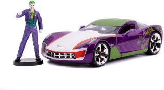 1:24 Chevrolet Corvette Stingray, Joker figure, 2009 - Jada Toys