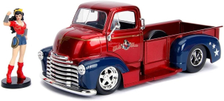 1:24 Chevrolet COE Pickup 1952, WONDER WOMAN - Jada Toys