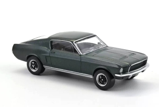 1:43 Ford Mustang Fastback 1968 Satin Green metallic Jet-car - Norev