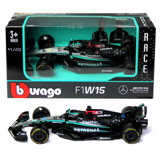 1:43 Mercedes AMG F1 W15 George Russell #63 2024 - Bburago