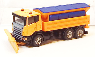1:87 Scania sypač s radlicí, bazar, bez zpětných zrcátek - Siku