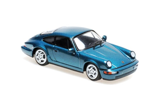 1:43 Porsche 911 Carrera 1992 turquoise metallic - Maxichamps