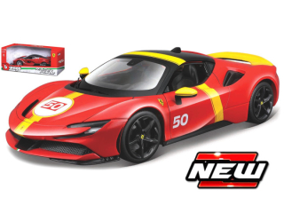 1:18 Ferrari SF90 STRADALE ASSETTO FIORANO #50 LE MANS LIVERY - Bburago