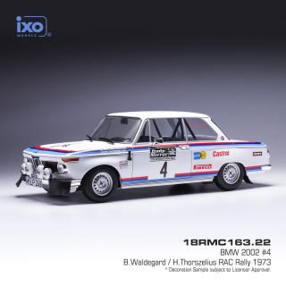 1:18 BMW 2002 #4 B.Waldegard/H.Thorszelius RAC Rally 1973 - IXO