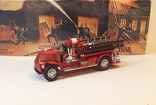 YFE01 1920 Mack AC - hasiči, bazar - Matchbox