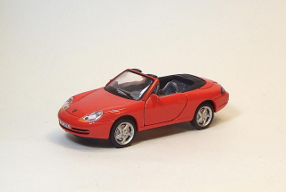 1:43 Porsche 996 Carrera Cabrio, bazar, bez krabičky - Hongwell
