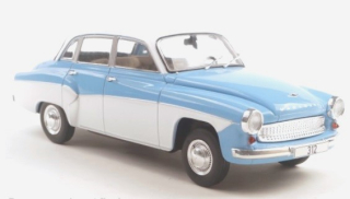 1:24 Wartburg 312 light blue - WhiteBox