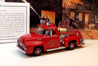 YFE14-M 1953 Ford Pickup Truck - hasiči, bazar - Matchbox Yesteryear