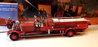 YSFE01 1930 Ahrens Fox - hasiči, bazar - Matchbox Yesteryear