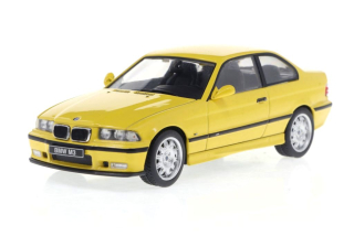 1:43 BMW M3 E36 Coupe, 1999, žlutý - Solido