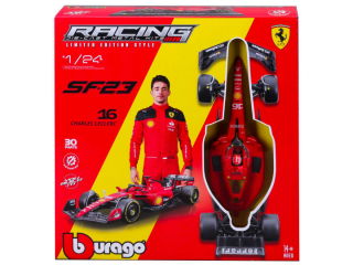1:24 Ferrari SF23 #16 CHARLES LECLERC 2023, STAVEBNICE - Bburago