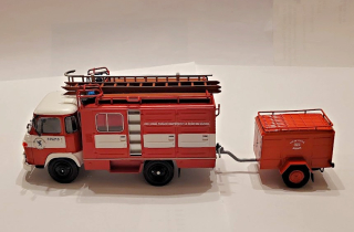 1:43 Avia A31, hasiči Vlachovo Březí s vozíkem, ruční práce