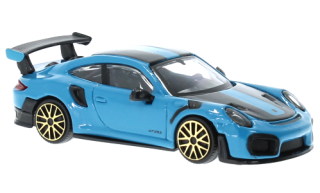 1:43 Porsche 911 GT2 RS, blau/schwarz - Bburago