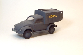1:35 Volkswagen 83 Kastenwagen, bazar, postavený model, bez krabičky - Italeri
