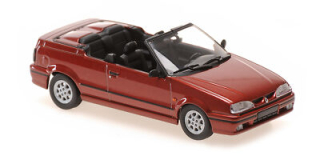 1:43 Renault 19 kabriolet 1992 červený - Maxichamps