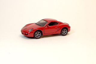 Porsche Caymans, bazar, bez krabičky - Siku