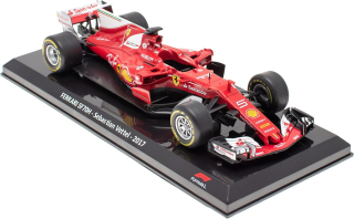 1:24 Ferrari SF70H #5, Sebastian Vettel 2017, balení blistr - Atlas