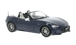 1:24 Mazda MX-5 2019, tmavě modrý - White Box