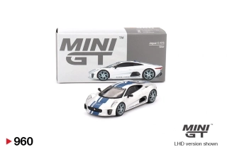 1:64 Jaguar C-X75 Silver - Mini GT
