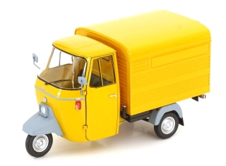 1:18 Piaggio APE P501 Van Closed 1979 with Showcase yellow - MITICA