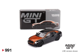 1:64 Bentley Flying Spur Orange Flame / Onyx - Mini GT