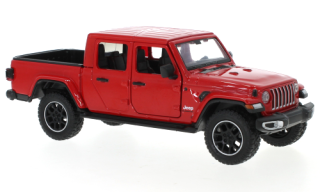 1:24 Jeep Gladiator Overland, červený, 2021 - Motormax