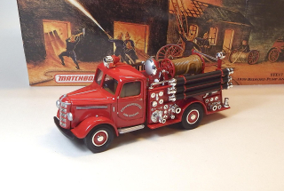 YFE17 1939 Bedford Pump and Hose Truck - Hasiči - Hasiči, bazar - Matchbox