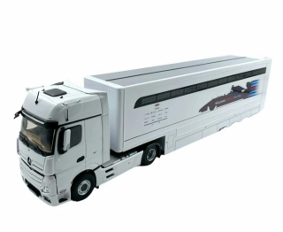 1:43 MERCEDES-BENZ ACTROS – Truck Car Transporter F1 Team Martini Racing, balení blistr - Altaya