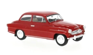 1:24 Škoda Octavia Super, červená, 1959 - White Box