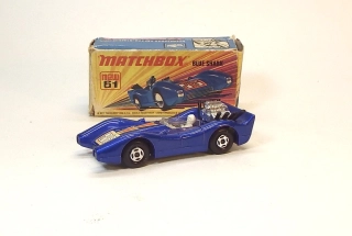 MB-61 Blue Shark, bazar, poškozená krabička - Matchbox