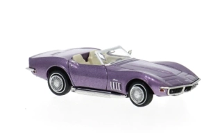 1:87 Chevrolet Corvette C3, violett, 1967 - Brekina