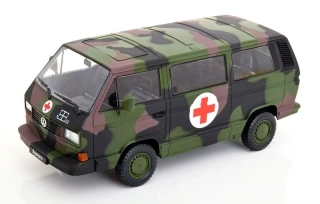 1:18 Volkswagen T3 Minibus German Army Ambulance 1987 – KK Scale