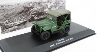 1:43 GAZ 67B, poškozený, 1944 – DeAgostini