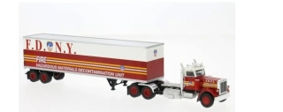 1:87 Peterbilt 359 Koffer-SZ 1973 FDNY - Brekina