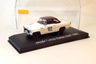 1:43 1960 Škoda Felicia #102 Rallye ČSR, ruční práce