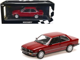 1:18 BMW 323I E30 1982, červený - Minichamps
