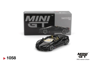 1:64 Bugatti W16 Mistral Black - Mini GT