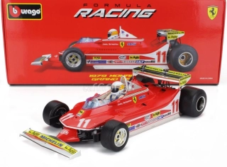 1:18 Ferrari 312T4 Winner GP Monza #11 Jody Scheckter 1979, pilot s figurkou - Bburago