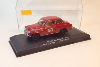 1:43 Škoda 440 Spartak Tulpen Rally 1957, ruční práce