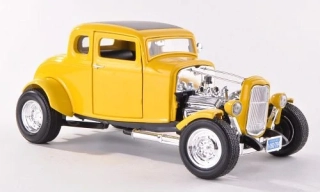 1:18 Ford Hot Rod, žlutý, 1932 - MotorMax