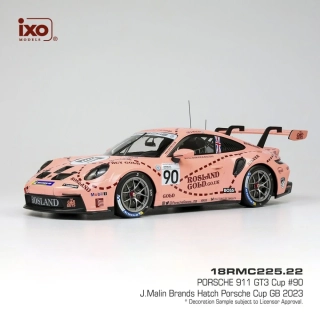 1:18 Porsche 911 GT3 Cup #90 Porsche Cup Brands Hatch 2023 - IXO