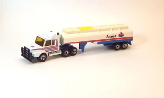 Scania T142 + Petrol Trailer, bazar, bez krabičky - Matchbox