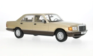 1:18 Mercedes S-Klasse (W126), beige, 1979 - MCG